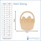 Easter Egg Basket Cutout 3"-24”, 1/8" Thick, Easter Crafts | Woodpeckers